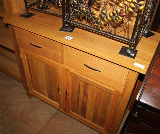 Light oak 2 door sideboard